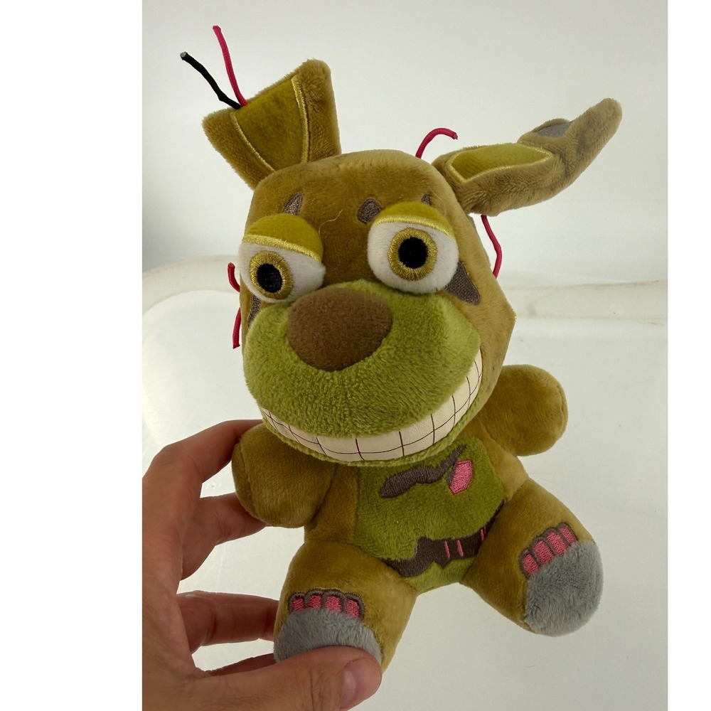 Five Nights at Freddy's Springtrap Plush 8" FNAF Green Rabbit Stuffed Toy